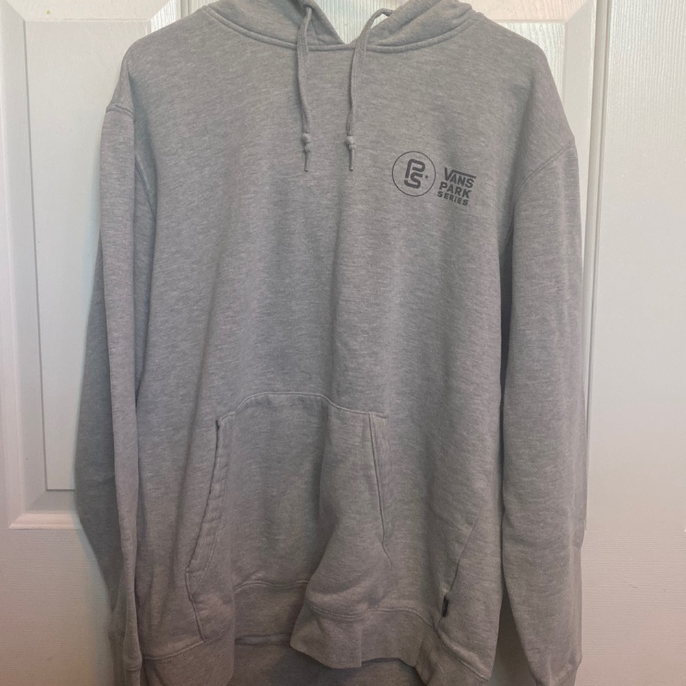 “Vans” gray hoodie